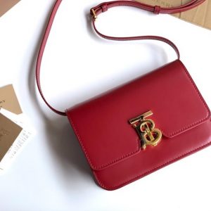 BURBERRY LEATHER TB SHOULDER MINI BAG <br>버버리 가죽 TB 미니 숄더 백