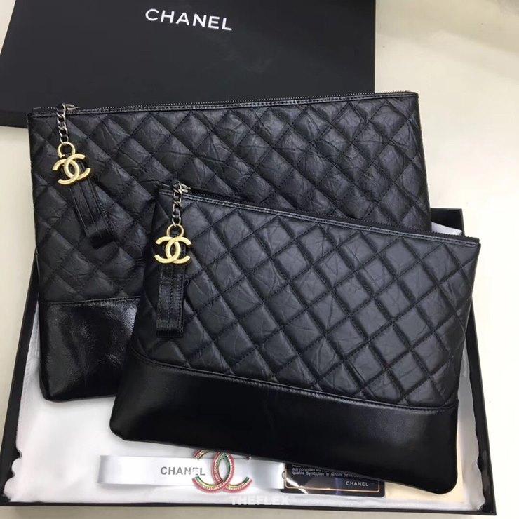 CHANEL LEATHER CLUTH 샤넬 레더 클러치