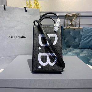 BALENCIAGA SHOPPING PHONE HOLDER BAG <br>발렌시아가 쇼핑 폰 홀더 백