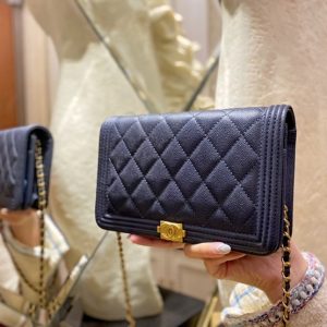 CHANEL BOY WOC BAG<br>샤넬 보이 WOC 백<br>[19cm 이태리송아지가죽]