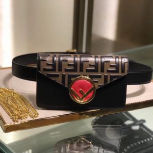 FENDI F LOGO BELT BAG<br>펜디 로고 벨트백<br>[18x10x4cm]