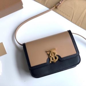 BURBERRY LEATHER TB SHOULDER MINI BAG <br>버버리 가죽 TB 미니 숄더 백