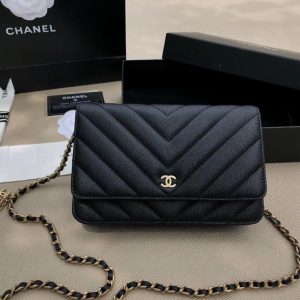 CHANEL WOC BAG<br>샤넬 WOC 백<br>[19.5cm 캐비어 이태리가죽]