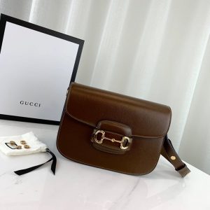 GUCCI 1955 HORSEBIT SHOULDER BAG<br>구찌 1955 홀스빗 숄더 백<br>[25x18x8cm 이태리가죽]