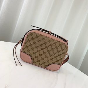 GUCCI MICRO SSIMA GG SHOULDER BAG<br>구찌 마이크로 씨마 GG 숄더백<br>[22x17x7cm 이태리가죽]