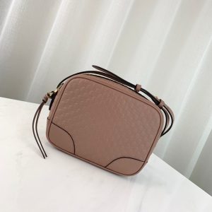 GUCCI MICRO SSIMA GG SHOULDER BAG<br>구찌 마이크로 씨마 GG 숄더백<br>[22x17x7cm 이태리가죽]