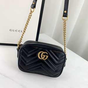 GUCCI GG MARMONT MINI SHOULDER BAG<br>구찌 마몬트 미니 숄더백<br>[18x12x6cm 정품가죽]