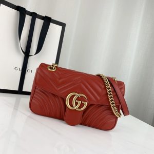 GUCCI GG MARMONT SHOULDER BAG<br>구찌 GG 마몬트 숄더백<br>[26x15x7cm 정품가죽]