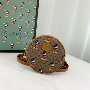 GUCCI X DISNEY ROUND BACKPACK<br>구찌 X 디즈니 라운드 백팩<br>[16x16x4cm 이태리소가죽]