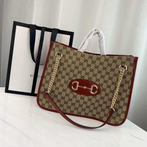 GUCCI 1955 HORSEBIT TOTE BAG<br>구찌 1955 홀스빗 토트백<br>[35x27x12cm]