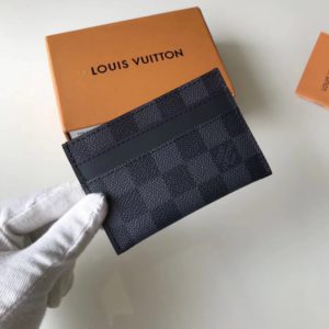 LOUIS VUITTON PORTE CARTES DOUBLE<br>루이비통 남녀공용 카드지갑<br><i>11x1cm</i>