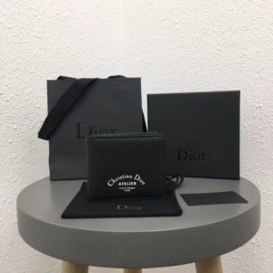 CHRISTIAN DIOR ATELIER LOGO WALLET<br>크리스찬 디올 아뜰리에 반지갑<br><i>12x9cm</i>