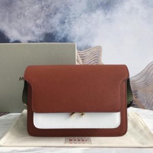 MARNI TRUNK SHOULDER BAG<br>마르니 트렁크 숄더 백<br>[24cm 이태리가죽]