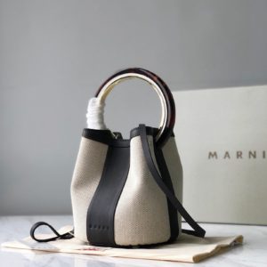 MARNI PANNIER BUCKET BAG<br>마르니 패니어 버킷 백<br>[17x19x15cm 이태리가죽]