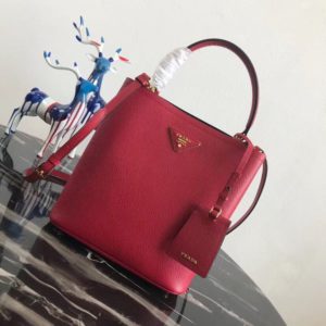 PRADA PANIER SAFFIANO BUKET BAG<br>프라다 두블레 버킷백<br>[23x22x13cm 사피아노]