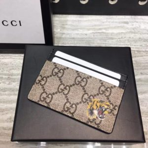 GUCCI GG SUPREME CARD WALLET<br>구찌 GG 수프림 카드 지갑<br><i>10x7cm</i>