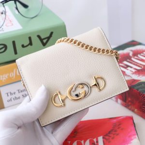 GUCCI ZUMI LEATHER WALLET<br>구찌 주미 레더 지갑<br><i>11×8.5×2.5cm</i>