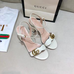 GUCCI LATHER SANDAL<br>구찌 레더 샌들<br><i>35-40 SIZE 굽7.5cm 이태리 소가죽</i>