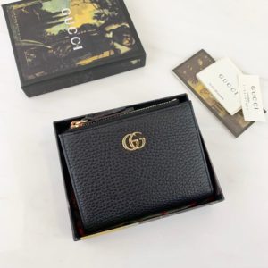 GUCCI GG MARMONT WALLET<br>구찌 GG 마몬트 지갑<br><i>12x10cm 이태리가죽</i>