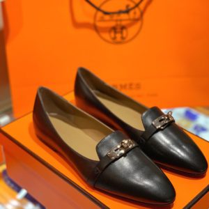 HERMES PEGASE BALLERINA SHOES<br>에르메스 페가스 발레리나 슈즈<br><i>35-39 SIZE 이태리가죽</i>