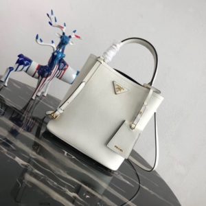 PRADA PANIER SAFFIANO BUKET BAG<br>프라다 두블레 버킷백<br>[23x22x13cm 사피아노]