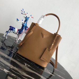 PRADA PANIER SAFFIANO BUKET BAG<br>프라다 두블레 버킷백<br>[23x22x13cm 사피아노]