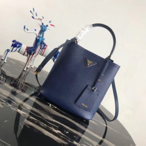 PRADA PANIER SAFFIANO BUKET BAG<br>프라다 두블레 버킷백<br>[23x22x13cm 사피아노]