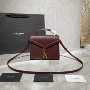 YSL CASSANDRA MINI SHOULDER BAG<br>입생로랑 카산드라 미니 숄더 백<br><i>20x16x7.5cm 이태리소가죽</i>