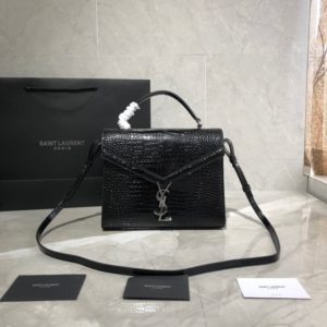 YSL CASSANDRA SHOULDER BAG<br>입생로랑 카산드라 숄더 백<br><i>24.5x20x11.5cm 이태리소가죽</i>