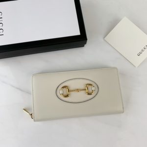 GUCCI 1955 HORSEBIT ZIPPER WALLET<br>구찌 1955 홀스빗 지퍼 지갑<br><i>19×10.5x2cm 이태리가죽</i>