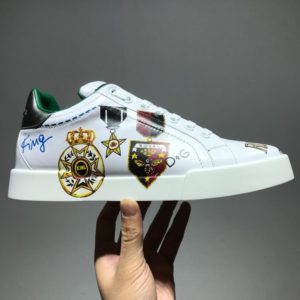 D&G PORTOFINO IN PELLE SNEAKERS 돌체앤가바나 포르토피노 인 펠레 스니커즈