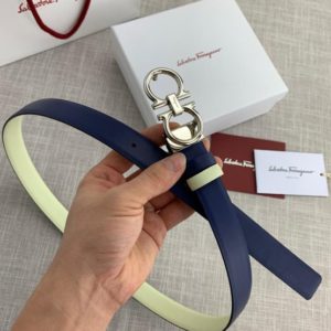 SALVATORE FERRAGAMO LEATHER BELT<br>살바토레 페라가모 가죽 벨트<br><i>폭 2.5cm 이태리소가죽</i>