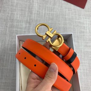 SALVATORE FERRAGAMO LEATHER BELT<br>살바토레 페라가모 가죽 벨트<br><i>폭 2.5cm 이태리소가죽</i>