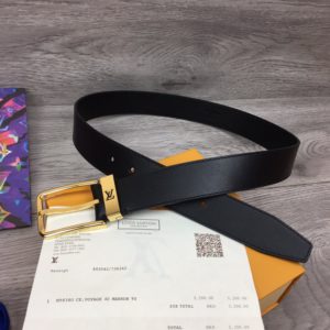 LOUIS VUITTON LEATHER BELT 루이비통 레더 벨트