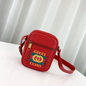 GUCCI LOGO PRINT CROSS BAG 구찌 로고 프린트 크로스백