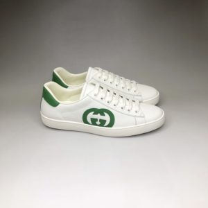 GUCCI ACE LATHER SNEAKERS 구찌 에이스 레더 스니커즈