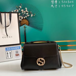 [GUCCI] 구찌 인터로킹 GG 체인백 510302 CAO0G 1000