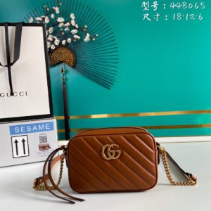 [GUCCI] 구찌 GG 마몽 마틀라세 미니백 448065 DTD1T 6433