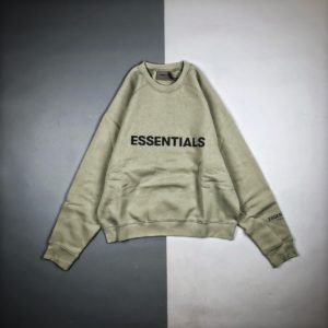 [FEAR OF GOD] 피어오브갓 FOG ESSENTIALS 20FW 로고 엠보싱 프린트 롱 슬리브 라운드넥 스웻 셔츠 맨투맨 티셔츠