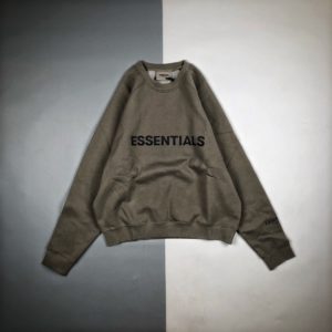 [FEAR OF GOD] 피어오브갓 FOG ESSENTIALS 20FW 로고 엠보싱 프린트 롱 슬리브 라운드넥 스웻 셔츠 맨투맨 티셔츠