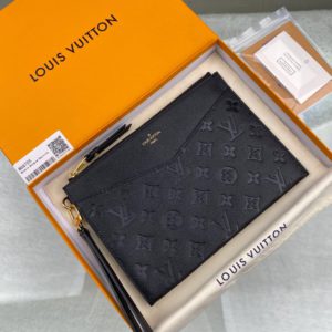 [LOUIS VUITTON] 루이비통 앙프렝뜨 레더 멜라니 MM 클러치 M68705