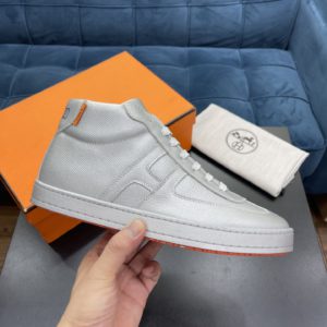 [HERMES] BOOMERANG SNEAKERS 에르메스 부메랑 하이탑 스니커즈