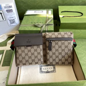 [GUCCI] 구찌 GG Ophidia 벨트백 오리지널 그린 풀패키지