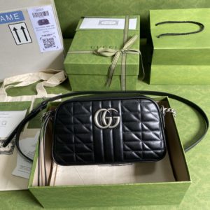 [GUCCI] 구찌 GG 마몽 스몰 마틀라세 숄더백 447632