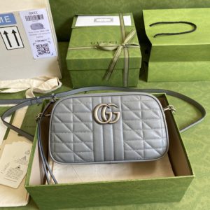 [GUCCI] 구찌 GG 마몽 스몰 마틀라세 숄더백 447632