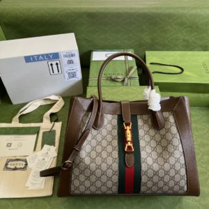 [GUCCI] 구찌 재키 1961 라지 토트 백 649015