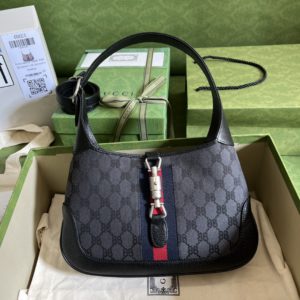 [GUCCI] 구찌 x 발렌시아가 GUCCI X BALENCIAGA BB Monogram Web Small Jackie 1961 Hobo