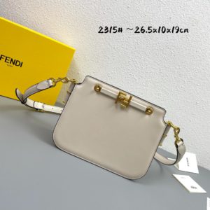 [FENDI] 펜디 터치 브라운 가죽백 크로스백 숄더백 TOUCH CROSSBODY BAG 8BT349