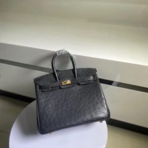 [HERMES] BIRKIN BAG 에르메스 버킨백 25cm 타조가죽