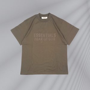 Fear Of God-Essentials 23ss 레터 플로킹 프린팅 230G 반팔티셔츠